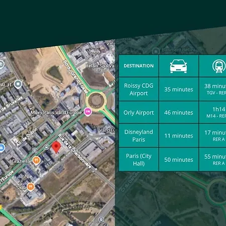 Le 82 - Pour 4 à 3 Minutes De Disneyland Paris Appartamento Montévrain