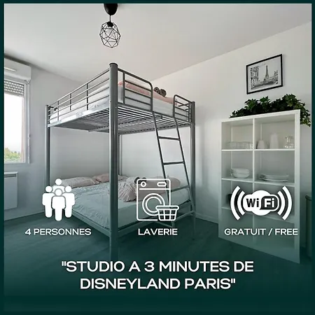 Le 82 - Pour 4 à 3 Minutes De Disneyland Paris Appartamento Montévrain