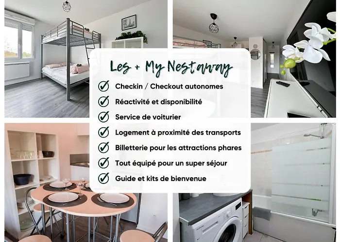 Apartamento Le 82 - Pour 4 A 3 Minutes De Disneyland Paris Montévrain